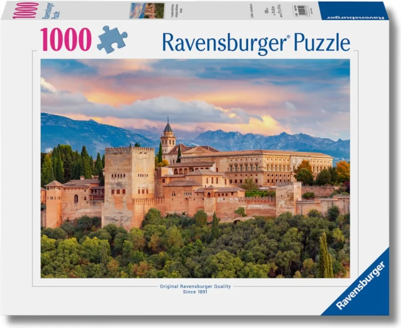 Puzzle Ravensburger 1000 dílků Alhambra, Granada
