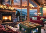 Puzzle Ravensburger 1000 dílků Skládání puzzle v horách