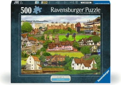 Puzzle Ravensburger 500 dílků Únik do Suffolku
