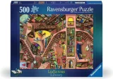 Puzzle Ravensburger 500 dílků Absurdní knihovna