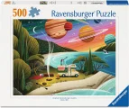 Puzzle Ravensburger 500 dílků Hvězdné kempování (Camp Sight)