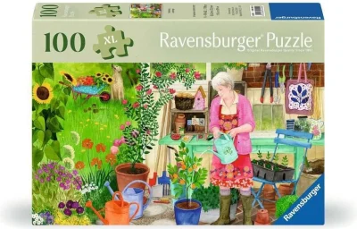 Puzzle Ravensburger 100 dílků XL Zahradničení