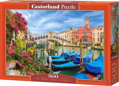 Puzzle Castorland 500 dílků Canal Grande v Benátkách