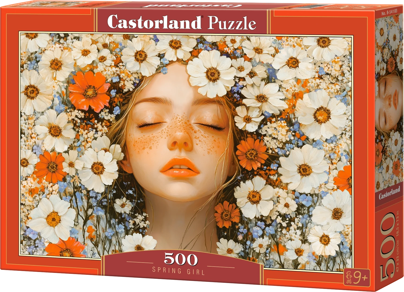 Puzzle Jarní dívka 500 dílků CASTORLAND