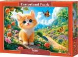 Puzzle Castorland 500 dílků Procházka koťátka