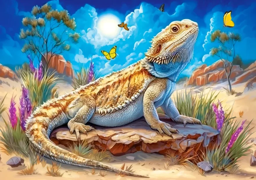 Puzzle Castorland 500 dílků Král ještěrů