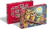 Puzzle Cherry Pazzi 500 dílků Sovy v měsíčním svitu