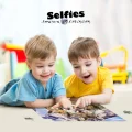 Puzzle s 3D efektem Prime 3D 63 dílků Vlčí selfie