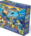 Puzzle s 3D efektem Prime 3D 48 dílků Želví pláž