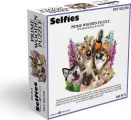 Dřevěné puzzle Prime3D 200 dílků Selfie domácích mazlíčků