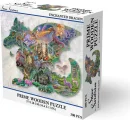 Dřevěné puzzle Prime3D 300 dílků Začarovaný drak