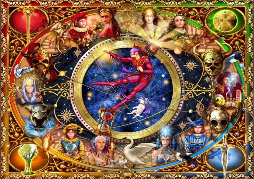 Puzzle Bluebird 500 dílků Odkaz božího tarotu