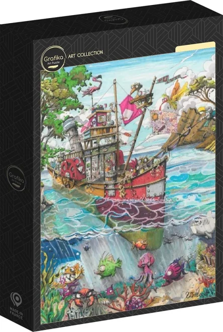 Puzzle Grafika 1000 dílků Ptačí ostrov