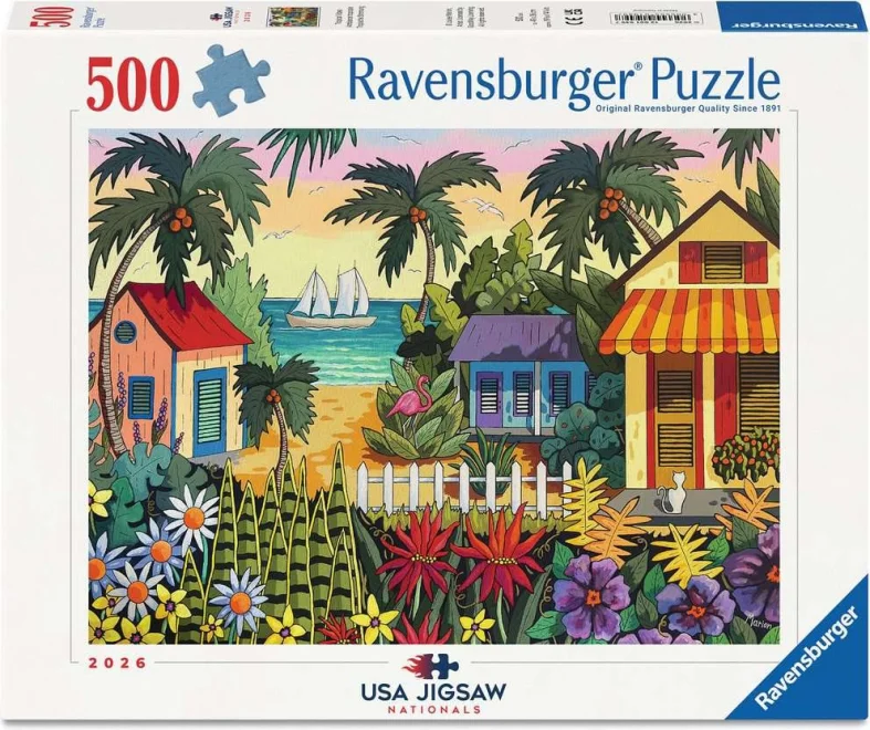 Puzzle Ravensburger 500 dílků Tropická atmosféra