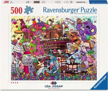 Puzzle Ravensburger 500 dílků Sladké hřiště
