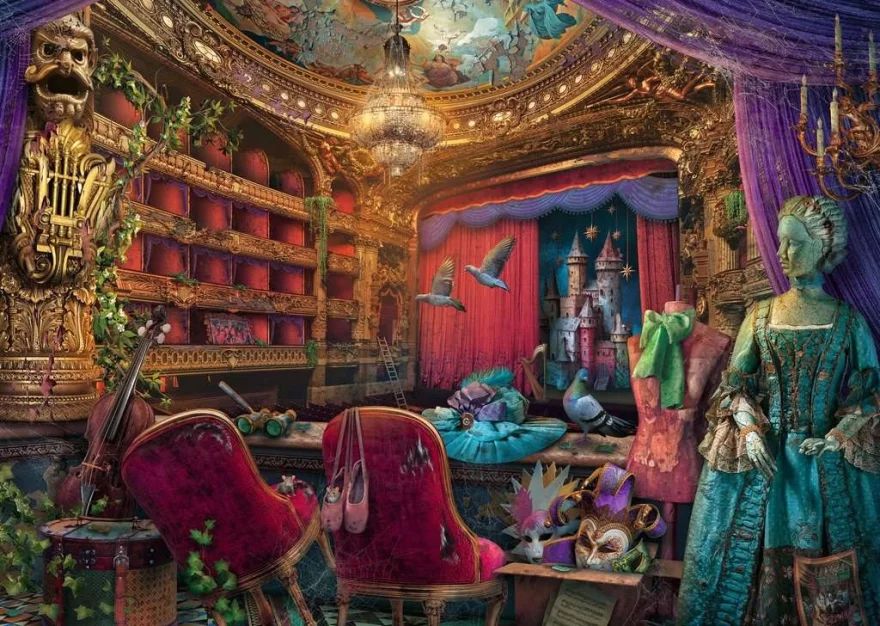 Puzzle Ravensburger 1000 dílků Poslední opona