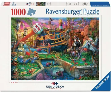 Puzzle Ravensburger 1000 dílků Pirátský minigolf - USA Jigsaw Nationals 2026