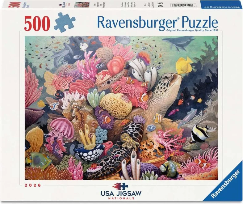 Puzzle Ravensburger 500 dílků Oceana - podmořský svět - USA Jigsaw Nationals 2026