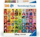 Puzzle Ravensburger 500 dílků Barevná paleta Disney & Pixar