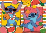 Oboustranné puzzle pro děti Lisciani MAXI 4x48 dílků Stitch (s omalovánkami)