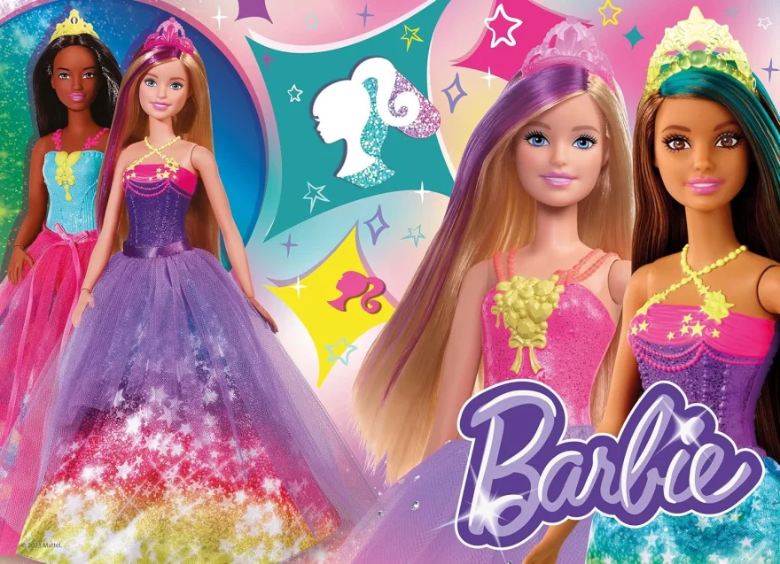 Puzzle pro děti Lisciani MAXI 4x48 dílků Barbie 4v1