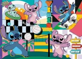 Oboustranné puzzle pro děti Lisciani MAXI 108 dílků Lilo & Stitch (s omalovánkou)