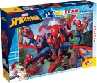 Oboustranné puzzle pro děti Lisciani MAXI 24 dílků Spider-Man (s omalovánkou)