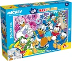 Oboustranné puzzle pro děti Lisciani MAXI 108 dílků Kačeří příběhy (s omalovánkou)