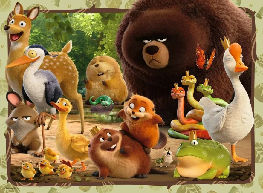 Puzzle pro děti Ravensburger 100 dílků XXL Na skok do divočiny