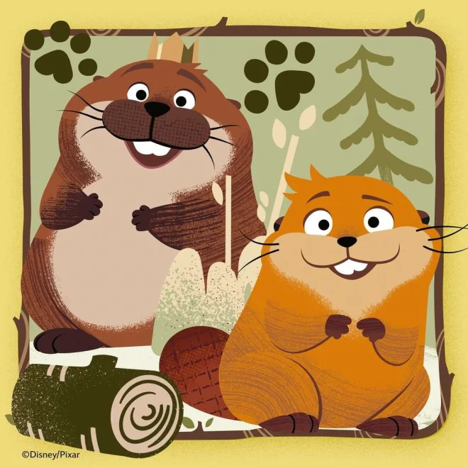 Puzzle pro děti Ravensburger 3x49 dílků Na skok do divočiny