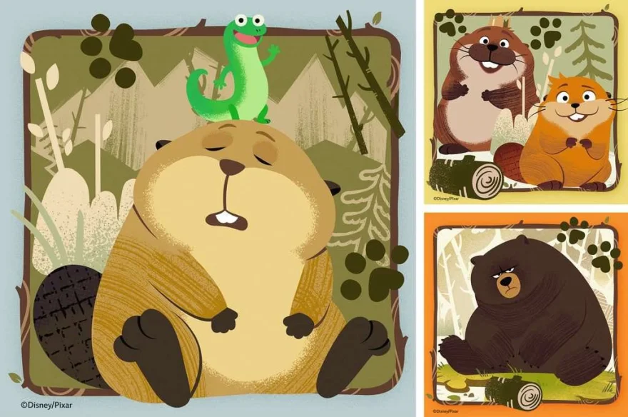 Puzzle pro děti Ravensburger 3x49 dílků Na skok do divočiny