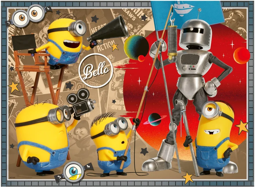 Puzzle pro děti Ravensburger 150 dílků XXL Mimoni a monstra