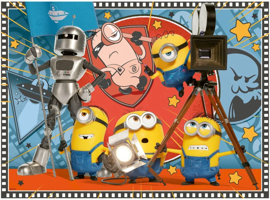 Puzzle pro děti Ravensburger 100 dílků XXL Mimoni a monstra