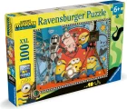 Puzzle pro děti Ravensburger 100 dílků XXL Mimoni a monstra