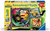 Puzzle pro děti Ravensburger 3x49 dílků Mimoni a monstra