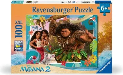 Puzzle pro děti Ravensburger 100 dílků XXL Odvážná Vaiana 2