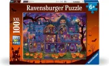 Puzzle pro děti Ravensburger 100 dílků XXL Párty v domě příšerek