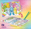 Oboustranné puzzle pro děti Lisciani Plus 60 dílků Care Bears (s omalovánkou)