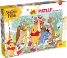 Oboustranné puzzle pro děti Lisciani Plus 250 dílků Medvídek Pú (s omalovánkou)