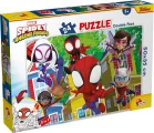 Oboustranné puzzle pro děti Lisciani Plus 24 dílků Spidey a jeho úžasní přátelé: Tohle je tým (s oma
