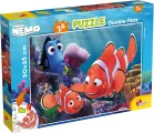 Oboustranné puzzle pro děti Lisciani Plus 24 dílků Hledá se Nemo (s omalovánkou)