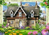 Puzzle Ravensburger 1000 dílků Country Cottage č. 15 - Chalupa na úpatí hor