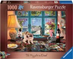 Puzzle Ravensburger 1000 dílků Stůl puzzlaře
