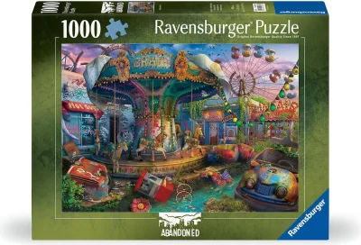 Puzzle Ravensburger 1000 dílků Abandoned: Potemnělý cirkus