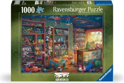 Puzzle Ravensburger 1000 dílků Abandoned: Hračkářství v troskách