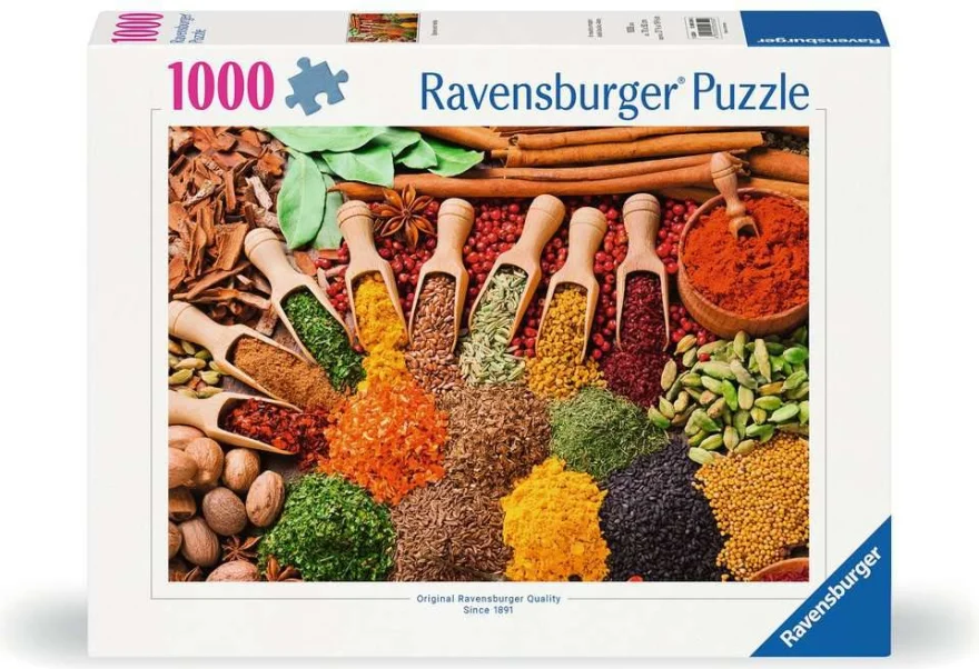 Puzzle Ravensburger 1000 dílků Koření a bylinky