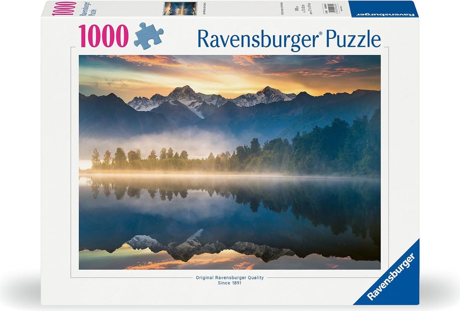 Puzzle Ravensburger 1000 dílků Lake Matheson, Nový Zéland