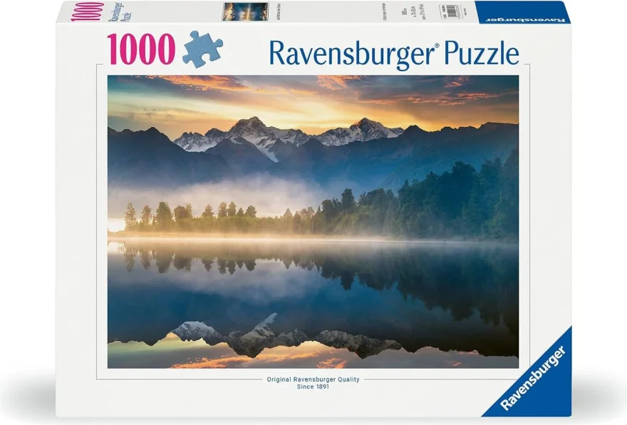 Puzzle Ravensburger 1000 dílků Lake Matheson, Nový Zéland