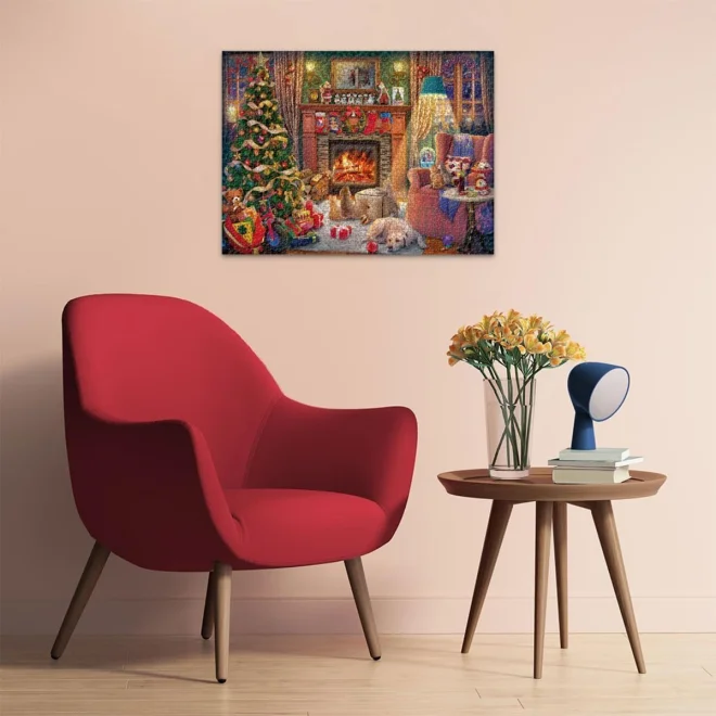 Puzzle Ravensburger 1500 dílků Štědrý večer