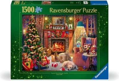 Puzzle Ravensburger 1500 dílků Štědrý večer